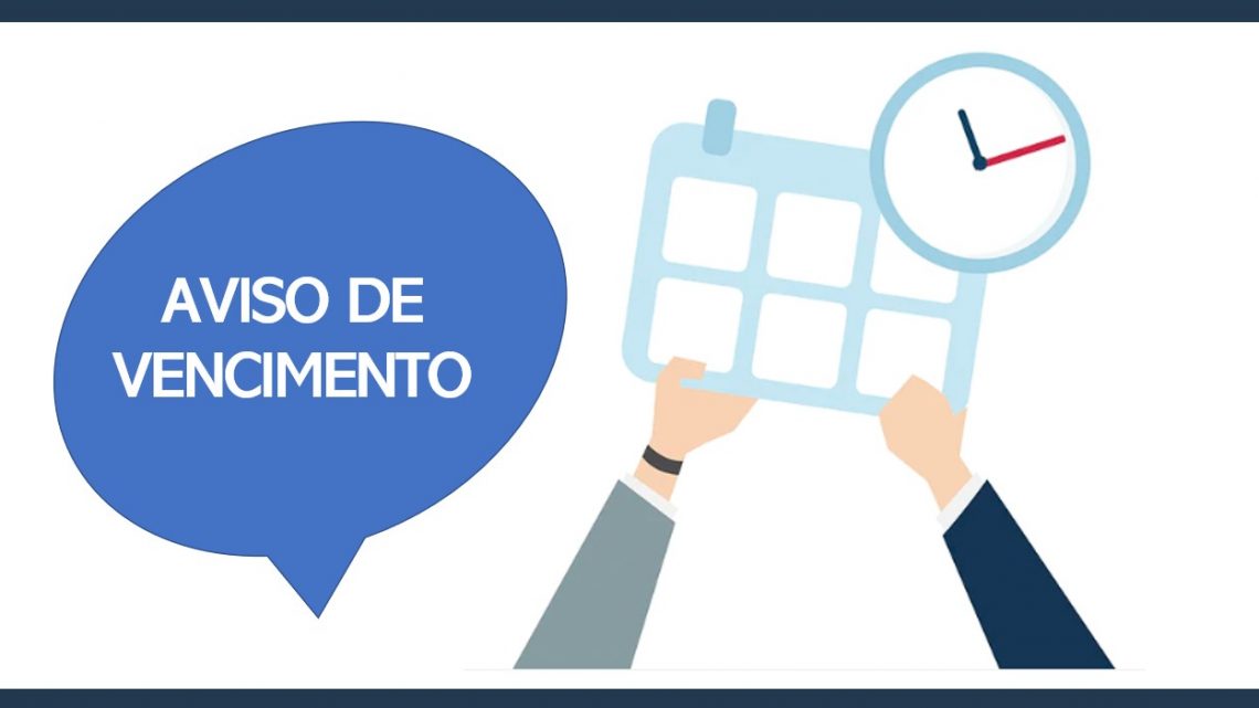 Aviso de Vencimento de Contratação